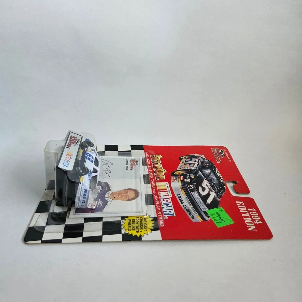 Racing Champions 1994 NASCAR Jim Bown 63 Lysol Stock Car 1:64 Diecast with Card